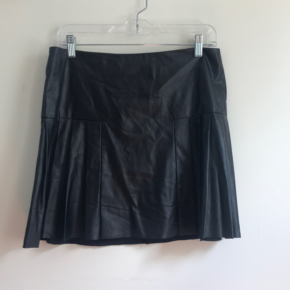 Twelfth Street by Cynthia Vincent Pleather Skirt